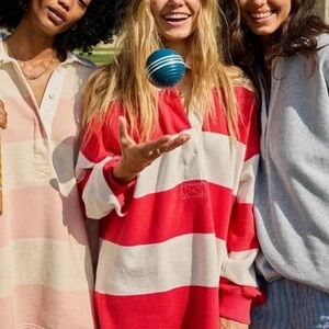 Aerie Prep Rally Rugby Top in size M